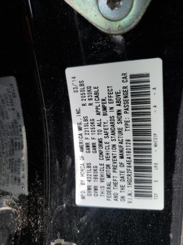 Photo 10 from auction – 2014 HONDA ACCORD EXL with VIN 1HGCR2F84EA180128