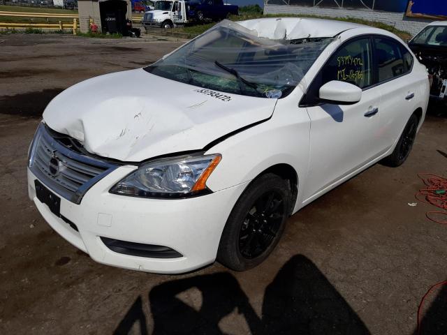 Photo 2 from auction – 2015 NISSAN SENTRA S with VIN 3N1AB7AP1FL642664