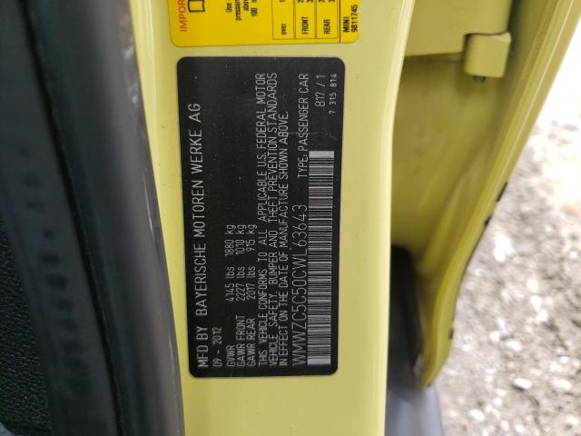 Photo 10 from auction – 2012 MINI COOPER S C with VIN WMWZC5C50CWL63643