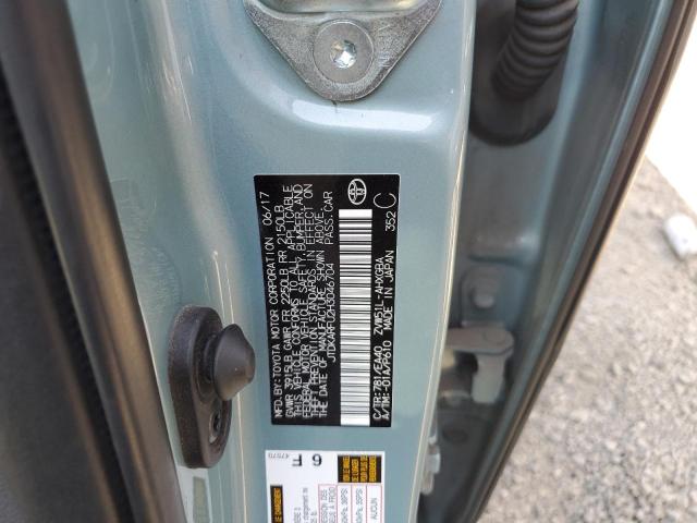 Photo 10 from auction – 2017 TOYOTA PRIUS with VIN JTDKARFU2H3046704