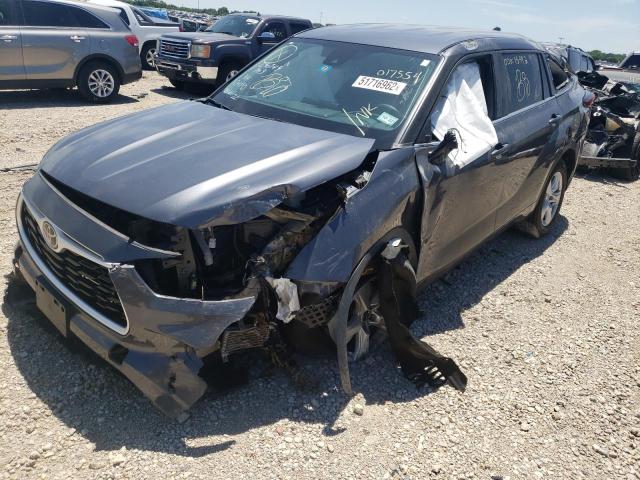 Photo 2 from auction – 2020 TOYOTA HIGHLANDER with VIN 5TDZZRAH6LS017554