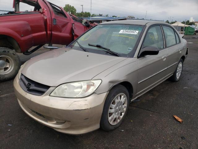 Photo 2 from auction – 2004 HONDA CIVIC LX with VIN 2HGES16554H587775