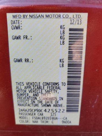 Photo 10 from auction – 2013 NISSAN LEAF S with VIN 1N4AZ0CP9DC425522