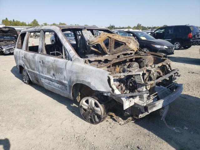 HONDA PILOT EX 2005 with VIN 2HKYF18445H537057 - Photo from auction