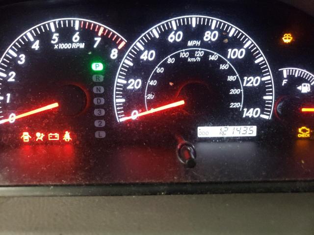 Photo 8 from auction – 2005 TOYOTA CAMRY LE with VIN 4T1BF30K75U104880