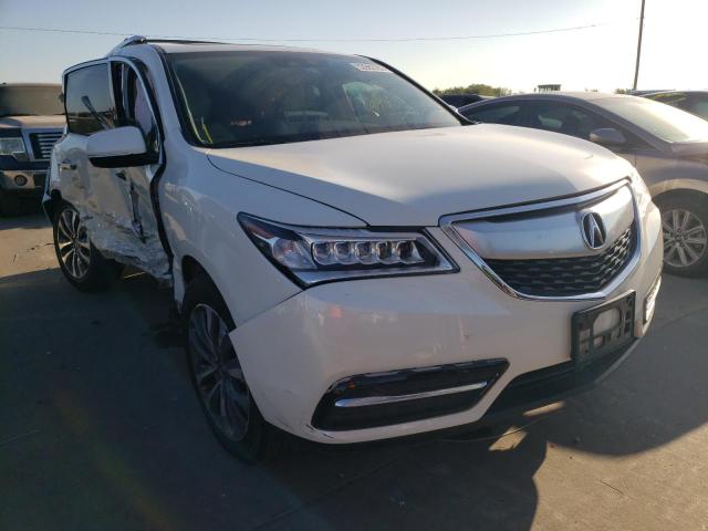 ACURA MDX TECHNO 2016 with VIN 5FRYD3H49GB018894 - Photo from auction