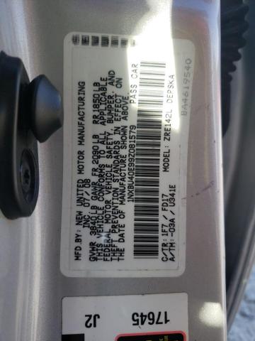 Photo 10 from auction – 2009 TOYOTA COROLLA BA with VIN 1NXBU40E99Z081579