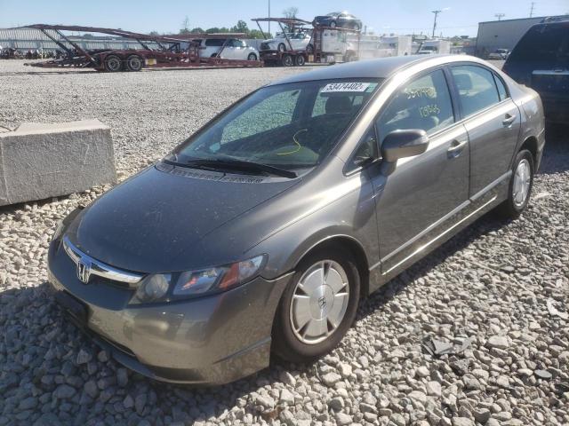 Photo 2 from auction – 2007 HONDA CIVIC HYBR with VIN JHMFA36227S019728