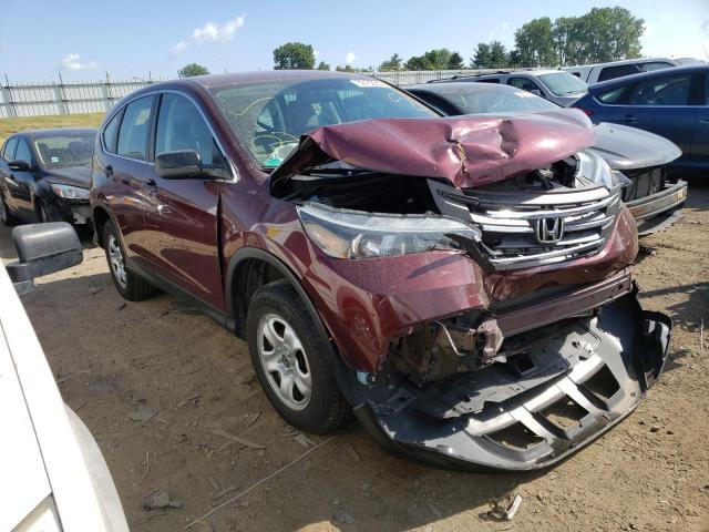 HONDA CR-V LX 2014 with VIN 5J6RM4H37EL071441 - Photo from auction