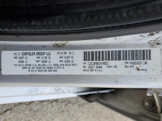 صورة رقم 10 من المزاد - 2012 CHRYSLER 200 LX مع VIN 1C3CCBAB9CN149521
