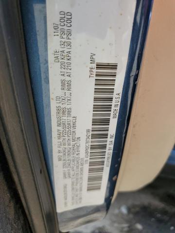 Photo 10 from auction – 2008 SUBARU OUTBACK 2. with VIN 4S4BP62C787342199