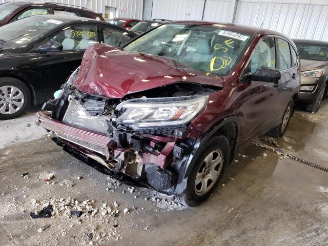 Photo 2 from auction – 2015 HONDA CR-V LX with VIN 5J6RM4H36FL039694