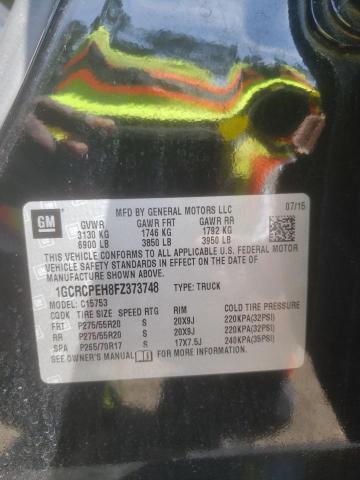 Photo 10 from auction – 2015 CHEVROLET SILVERADO with VIN 1GCRCPEH8FZ373748