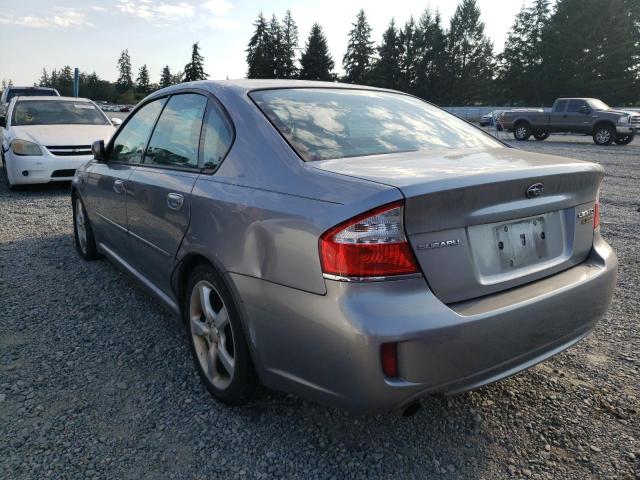 Photo 3 from auction – 2009 SUBARU LEGACY 2.5 with VIN 4S3BL616397231808