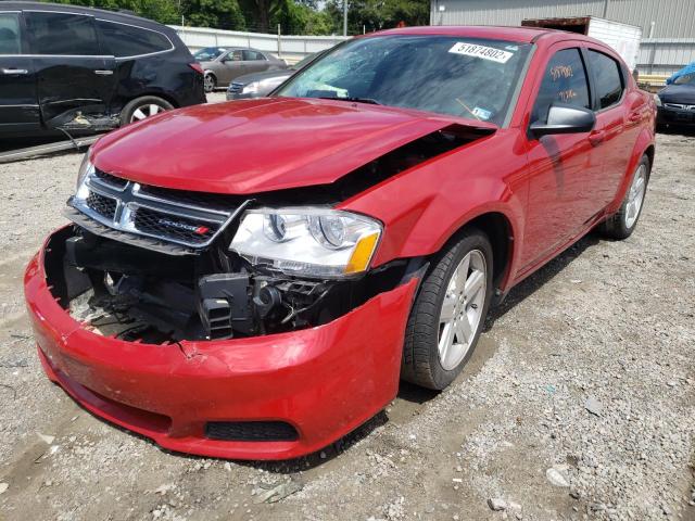 Photo 2 from auction – 2013 DODGE AVENGER SE with VIN 1C3CDZAB2DN607357