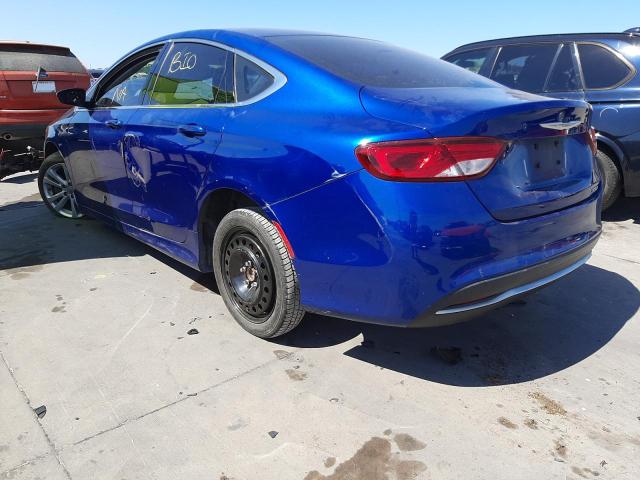 Photo 3 from auction – 2015 CHRYSLER 200 LIMITE with VIN 1C3CCCAB0FN654132