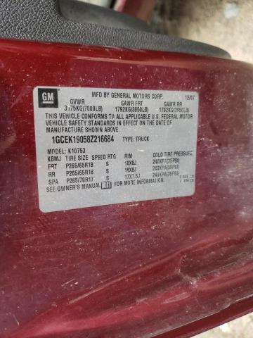 Photo 10 from auction – 2008 CHEVROLET SILVERADO with VIN 1GCEK19058Z216684