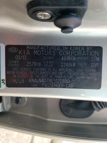 Photo 10 from auction – 2014 KIA CADENZA PR with VIN KNALN4D74E5120890