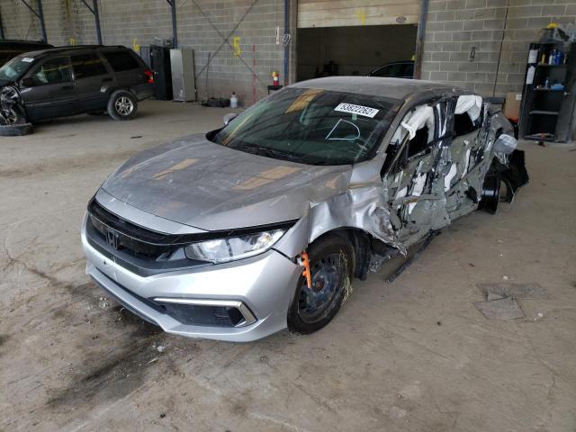 Photo 2 from auction – 2020 HONDA CIVIC LX with VIN 19XFC2F64LE011376