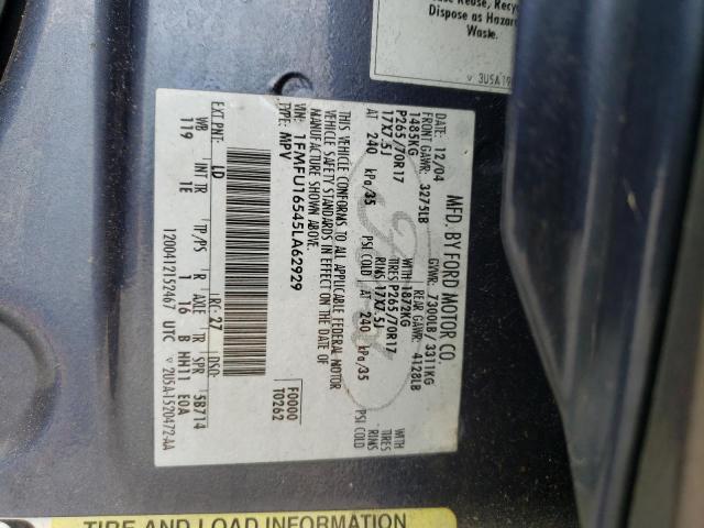 Photo 10 from auction – 2005 FORD EXPEDITION with VIN 1FMFU16545LA62929