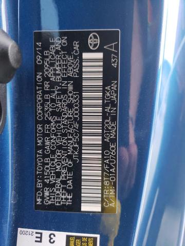 Photo 10 from auction – 2015 TOYOTA SCION TC with VIN JTKJF5C74FJ000331