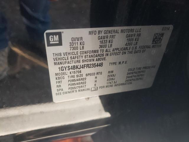 Photo 10 from auction – 2015 CADILLAC ESCALADE L with VIN 1GYS4BKJ4FR235448
