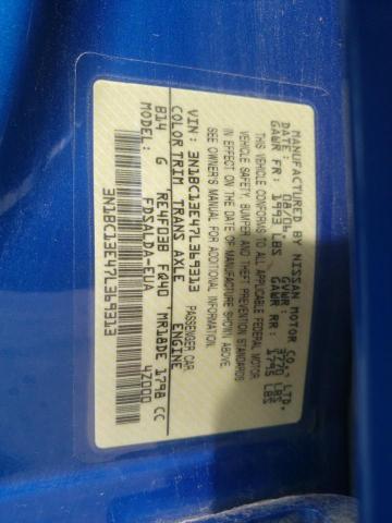 Photo 10 from auction – 2007 NISSAN VERSA S with VIN 3N1BC13E47L369313