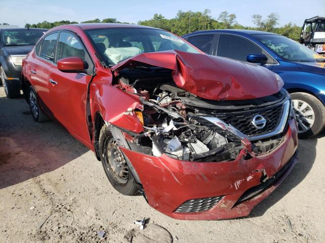 NISSAN SENTRA S 2016 with VIN 3N1AB7AP0GL677133 - Photo from auction