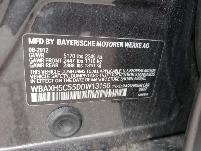 Photo 10 from auction – 2013 BMW 528 XI with VIN WBAXH5C55DDW13156