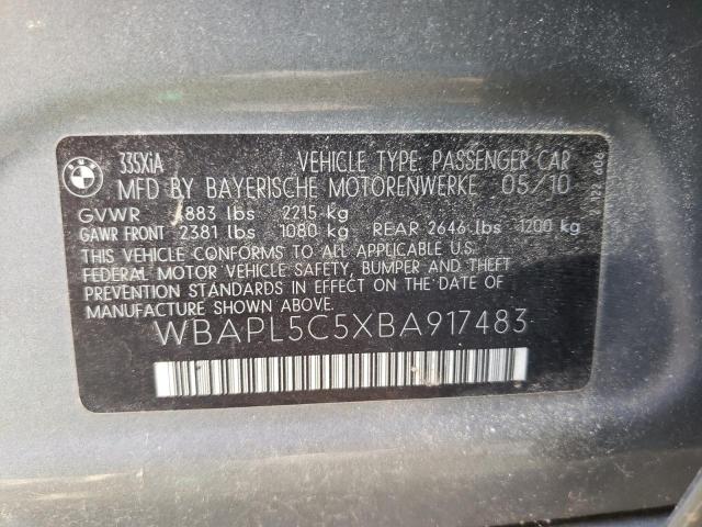 Photo 10 from auction – 2011 BMW 335 XI with VIN WBAPL5C5XBA917483