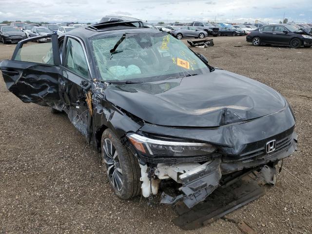 HONDA CIVIC EX 2022 with VIN JHMFE1F72NX003016 - Photo from auction