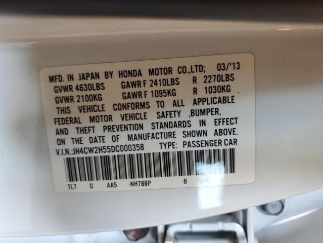 Photo 10 from auction – 2013 ACURA TSX with VIN JH4CW2H55DC000358