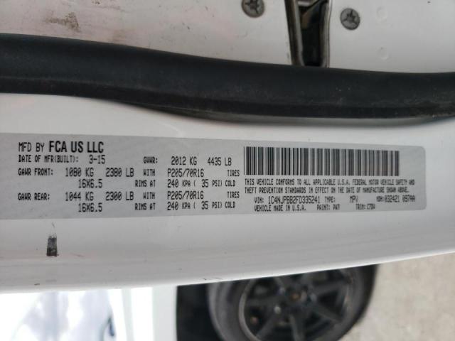 Photo 10 from auction – 2015 JEEP PATRIOT SP with VIN 1C4NJPBB2FD335241