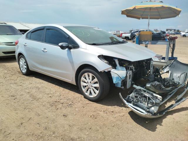 KIA FORTE LX 2015 with VIN KNAFX4A60F5375640 - Photo from auction