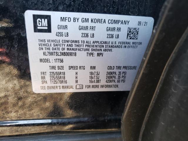 Photo 10 from auction – 2022 CHEVROLET TRAILBLAZE with VIN KL79MTSL3NB069018