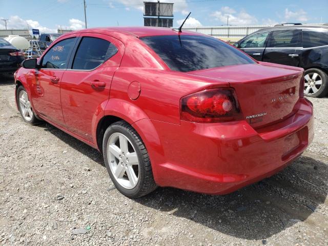 Photo 3 from auction – 2013 DODGE AVENGER SE with VIN 1C3CDZAB2DN607357