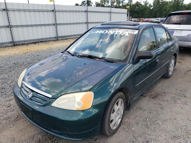 Zdjęcie 2 z aukcji – 2002 HONDA CIVIC EX z VIN 1HGES26772L080495