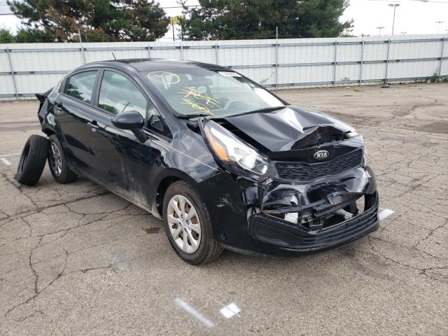 KIA RIO LX 2013 with VIN KNADM4A34D6170402 - Photo from auction