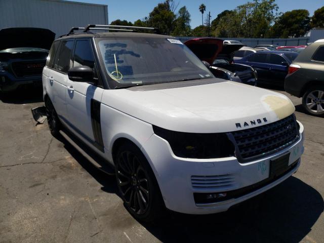 LAND ROVER RANGE ROVE 2017 with VIN SALGR2FV8HA346802 - Photo from auction