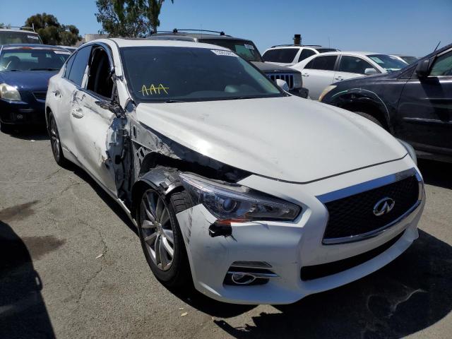 INFINITI Q50 BASE 2014 with VIN JN1BV7APXEM682709 - Photo from auction