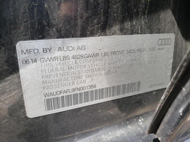 Foto 10 de la subasta – 2015 AUDI A4 PREMIUM con VIN WAUDFAFL9FN001356