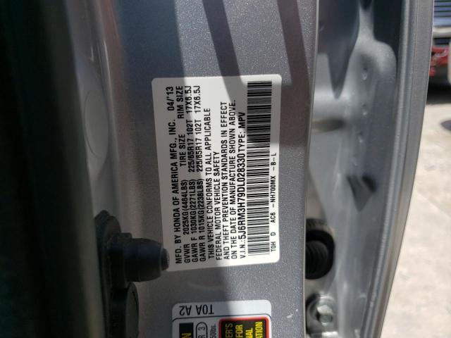 Photo 10 from auction – 2013 HONDA CR-V EXL with VIN 5J6RM3H79DL028330