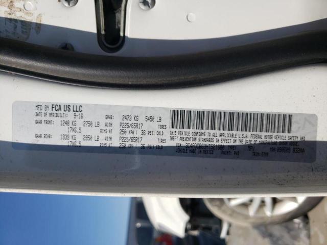 Photo 10 from auction – 2017 DODGE JOURNEY SX with VIN 3C4PDCBG3HT521680