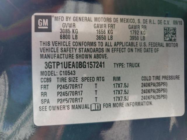 Photo 10 from auction – 2011 GMC SIERRA C15 with VIN 3GTP1UEA0BG157241