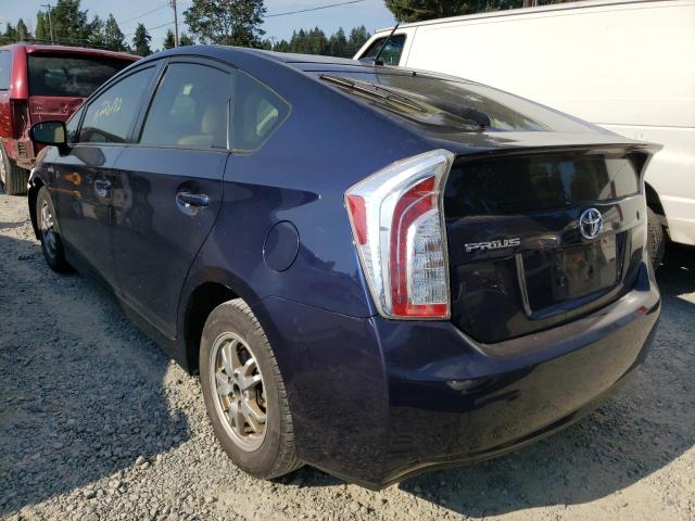 Photo 3 from auction – 2013 TOYOTA PRIUS with VIN JTDKN3DU4D0352870
