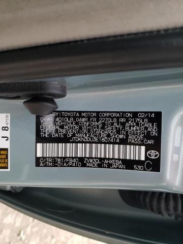 Photo 10 from auction – 2014 TOYOTA PRIUS with VIN JTDKN3DU3E1807414