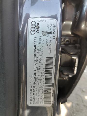 Photo 10 from auction – 2004 AUDI A6 3.0 QUA with VIN WAULT64B14N047188