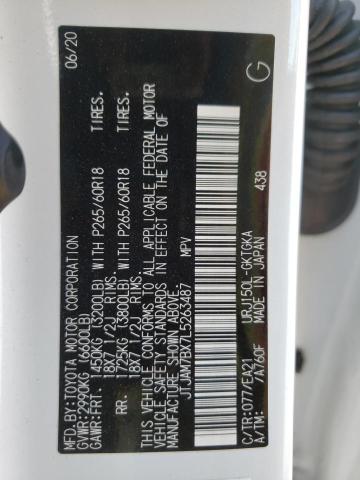 Photo 10 from auction – 2020 LEXUS GX 460 PRE with VIN JTJAM7BX7L5263487