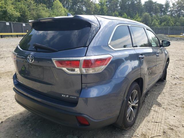 Photo 4 from auction – 2016 TOYOTA HIGHLANDER with VIN 5TDJKRFH3GS250646