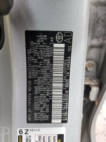 Photo 10 from auction – 2006 TOYOTA COROLLA MA with VIN 2T1LR32E06C558622
